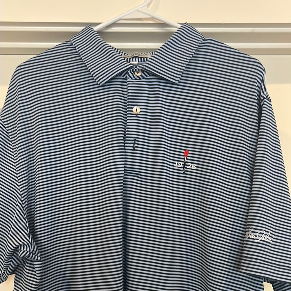 XL Peter Millar Summer Comfort Golf Shirt. Sea Island.